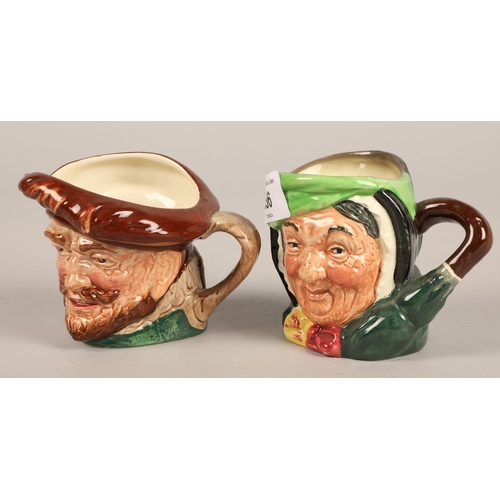 256 - Royal Doulton four miniature character jugs