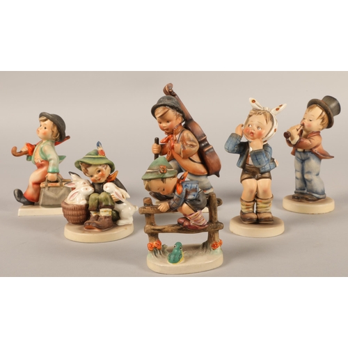 258 - Six Hummel figurines