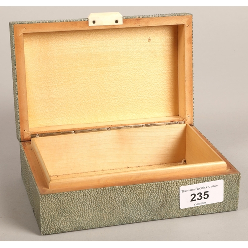 235 - Shagreen cigarette box