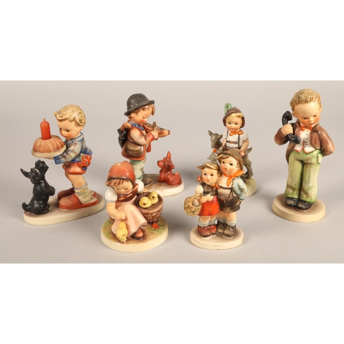 243 - Six Hummel figurines