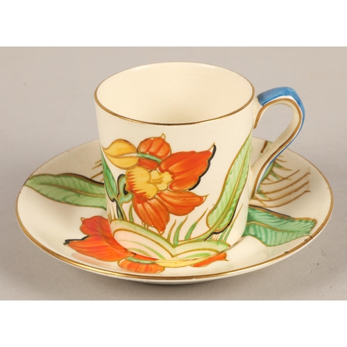 245 - Gray's Pottery Azalea hand painted part coffee set