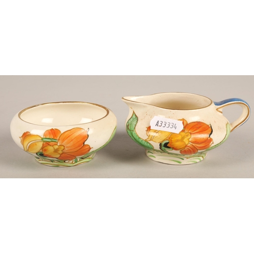 245 - Gray's Pottery Azalea hand painted part coffee set