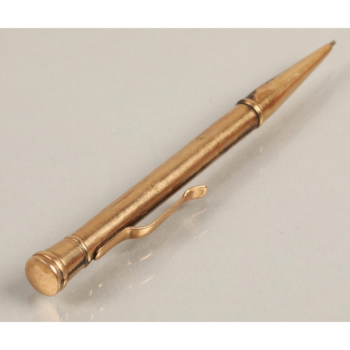 40 - 9ct gold mechanical pencil, 9.8g