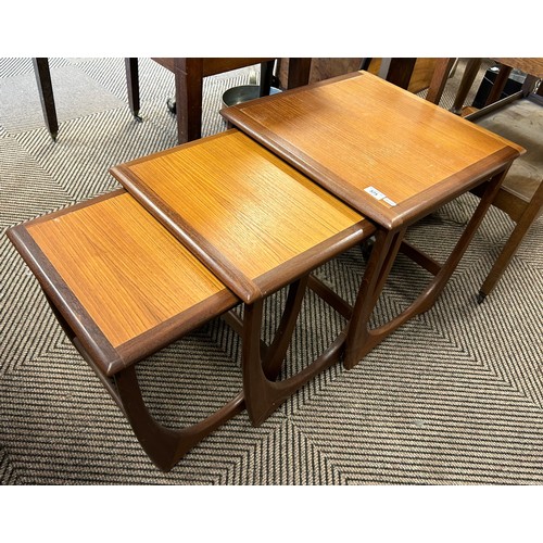 575 - G-Plan teak nest of three table