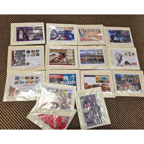 388 - Collection of Coin First day covers to include World of Invention,150th Anniversary of the Victoria ... 