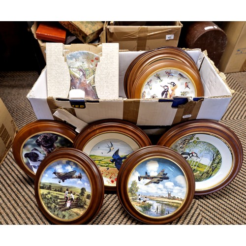 431 - Collection of Royal Doulton collector's plates to include 'Birds of the British Countryside', 'Heroe... 