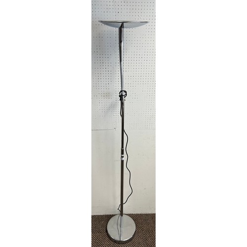 588 - Stylish contemporary floor standing lamp, approx. 180cm high