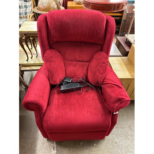 698 - Electric recliner armchair