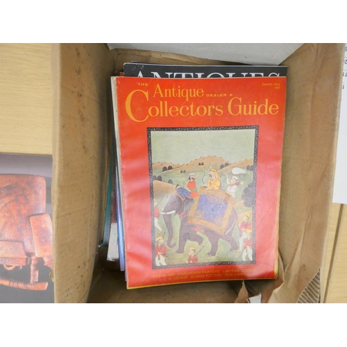 95 - Box of reference and antique catalogues.