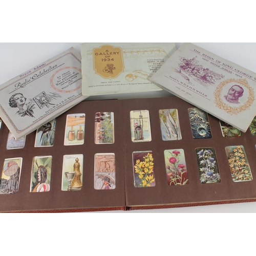 396 - Cigarette cards part and full sets incl. Radio Celebrities, 1934 Gallery, 1935 Jubilee etc.