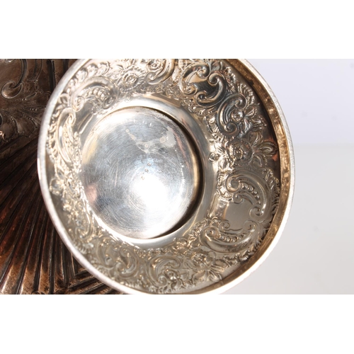 447 - Victorian silver pedestal bowl, George Wish Sheffield 1898, W16.5cm, 283g.