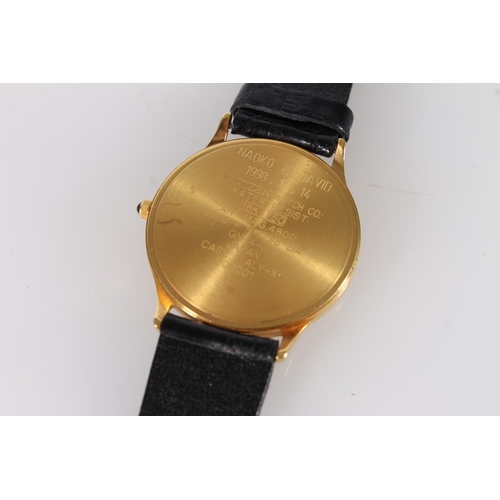 448 - Citizen Exceed wristwatch, gold edition, having 18ct gold case.