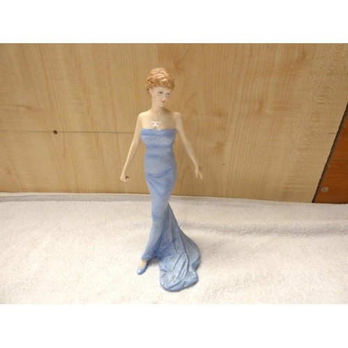 240 - Royal Doulton 2007 Diana Princess of Wales, and a Limited edition Coalport figure The Rider no.363 b... 