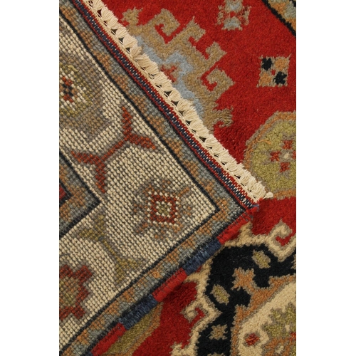 332 - Wash wool rug, 148cm x 95cm