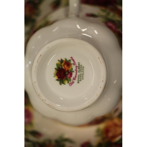 51 - Royal Albert Old Country Roses dinner and tea ware to include plates, gravy boats, breakfast cups an... 