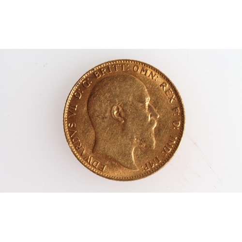 1373 - UNITED KINGDOM King Edward VI (1901-1910) gold sovereign 1907.