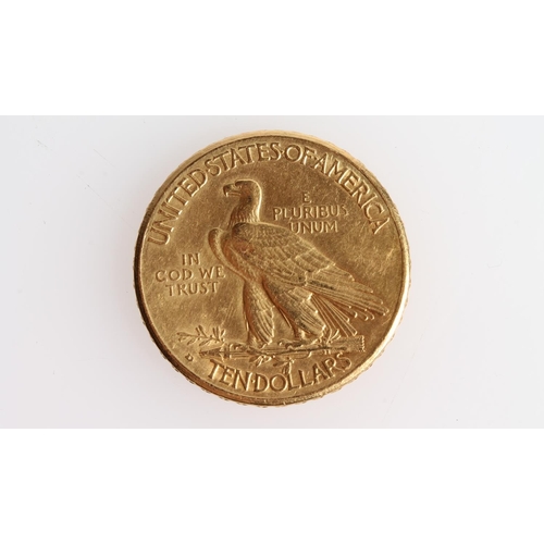 1378 - UNITED STATES OF AMERICA gold ten dollars $10 or eagle 1910 D, 16.7g.