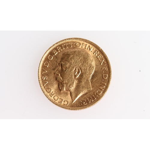 1382 - UNITED KINGDOM King George V (1910-1936) gold sovereign 1912.