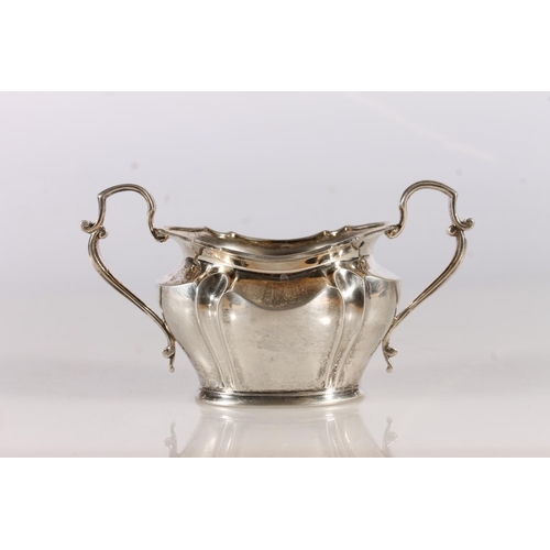 3 - Russian 84 zolotnik grade silver sugar bowl, made by August Frederik Hollming (1854-1915) for Faberg...