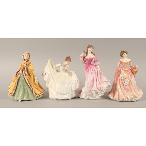 11 - Four Royal Doulton figures to include 'Lauren' HN3975, 'Rachel' HN2919, 'Pamela' HN2479 & 'Ruth'... 