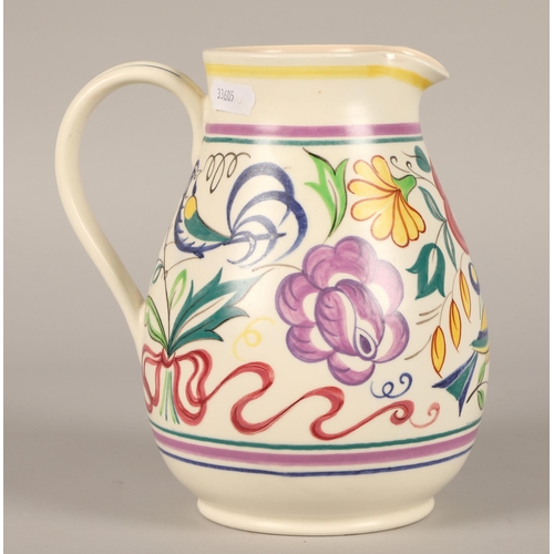 241 - Poole Pottery jug. 20cm