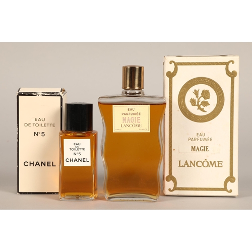 261 - Two boxed vintage perfumes, Chanel Eau De Toilette No.5 50ml and Lancome Eau Parfumee Magie