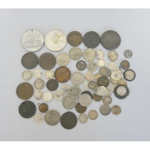 257 - Collection of silver and world coins to include a 1902 Edward VI threepence proof finish, a Danish 1... 