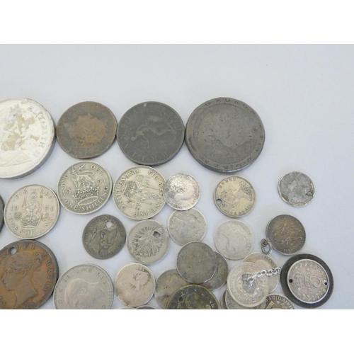 257 - Collection of silver and world coins to include a 1902 Edward VI threepence proof finish, a Danish 1... 