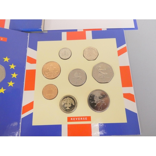 272 - Collection of British and regional coin sets to include two Isle of Man 2022 Platinum Jubilee 50 pen... 