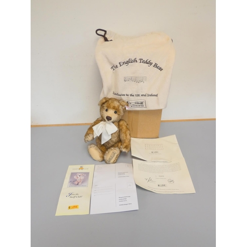 56 - Steiff. Musical The English Teddy Bear, 2003, white tag 660979, produced exclusively for UK and Irel... 