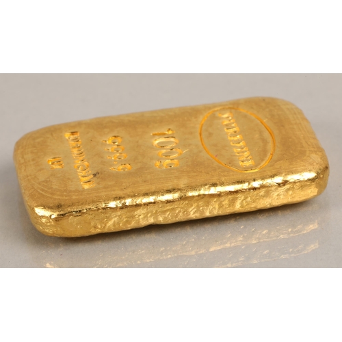 94 - 24K gold ingot, 100g (99.9g), Purefine, Birmingham UK