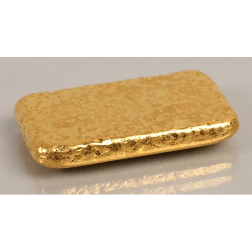 96 - 24K gold ingot, 10 Tolas (116.4g), Purefine, Birmingham UK