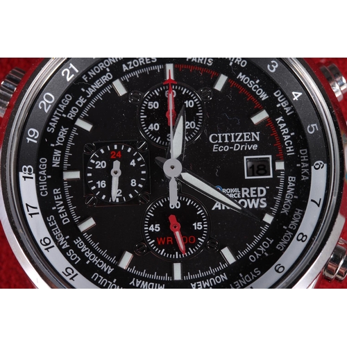 192 - Citizen Eco-Drive Red Arrows wristwatch, in original red arrows box with guarantee.