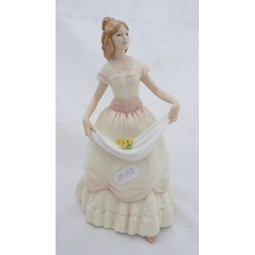 236 - Three Royal Doulton figures, 'Blithe Morning', 'Nicole' and 'Southern Belle'.  (3)