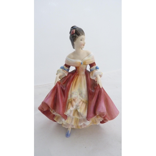 236 - Three Royal Doulton figures, 'Blithe Morning', 'Nicole' and 'Southern Belle'.  (3)