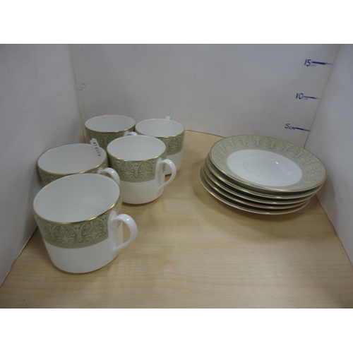 51 - Ceramics to include an inkwell, part coffee set, Scottish motto jug, toby jug, Border Fine Arts desk... 