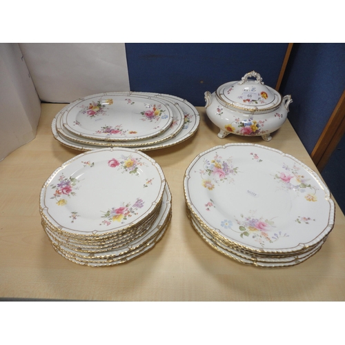 66 - Group of Royal Crown Derby dinnerwares to include ashets, side plates, dinner plates etc.