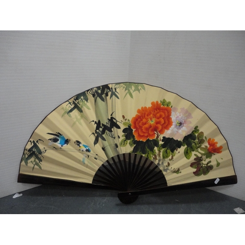 91 - Group of reproduction fans to include Oriental-style examples etc.