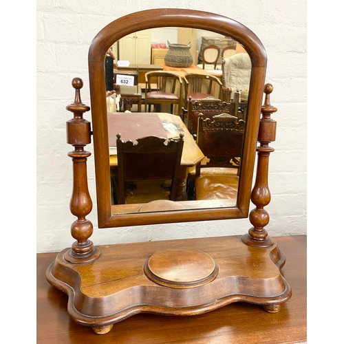 632 - Antique dressing table mirror