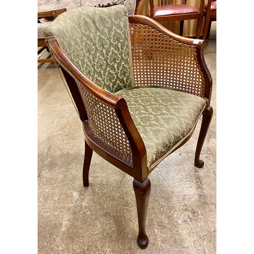 638 - Bergere cane tub chair