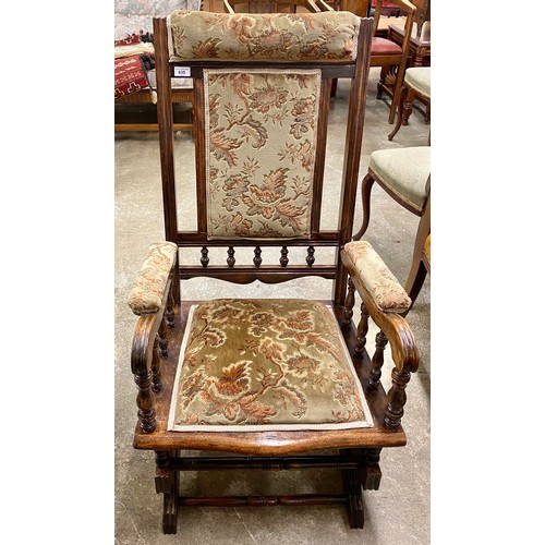 635 - Oak rocking chair