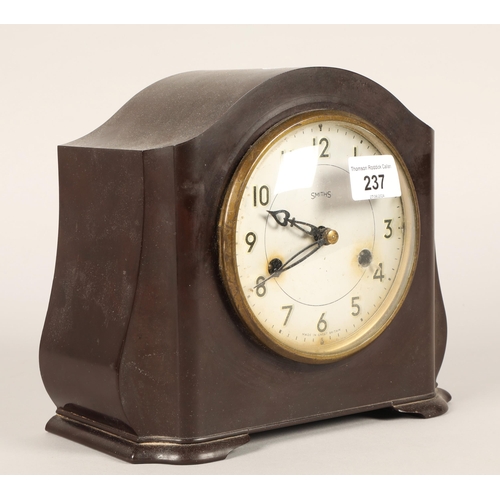 237 - Smiths Bakelite mantle clock