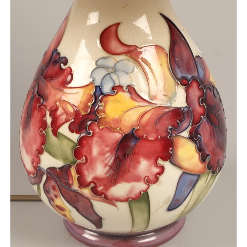 626A - Moorcroft orchid table lamp