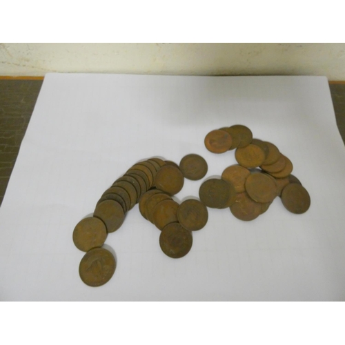 199 - Bag of various copper coinage.