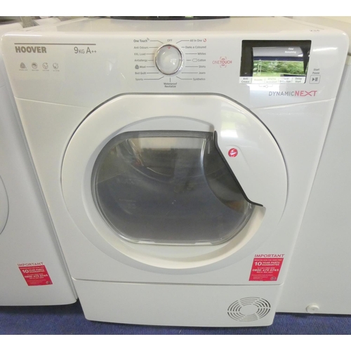 234 - Hoover 9kg A++ rated one touch Dynamic Next tumble dryer.