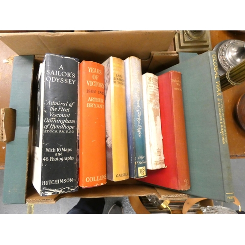 264 - Box of war related books.