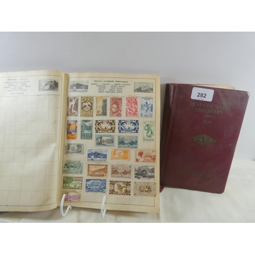 282 - Album of various stamps to include French, Overseas Territories etc.