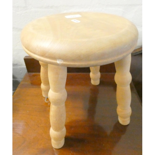 328 - Small elm milking stool