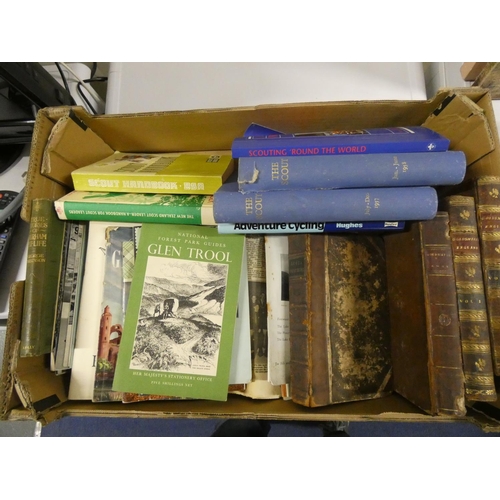 353 - Collection of vintage books including Goldsmiths, Scouting interest etc.