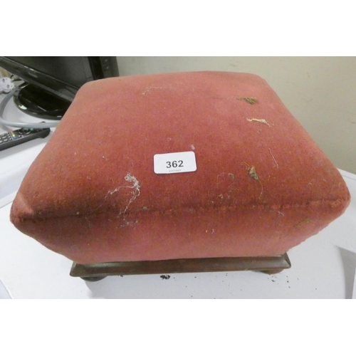 362 - Small antique footstool